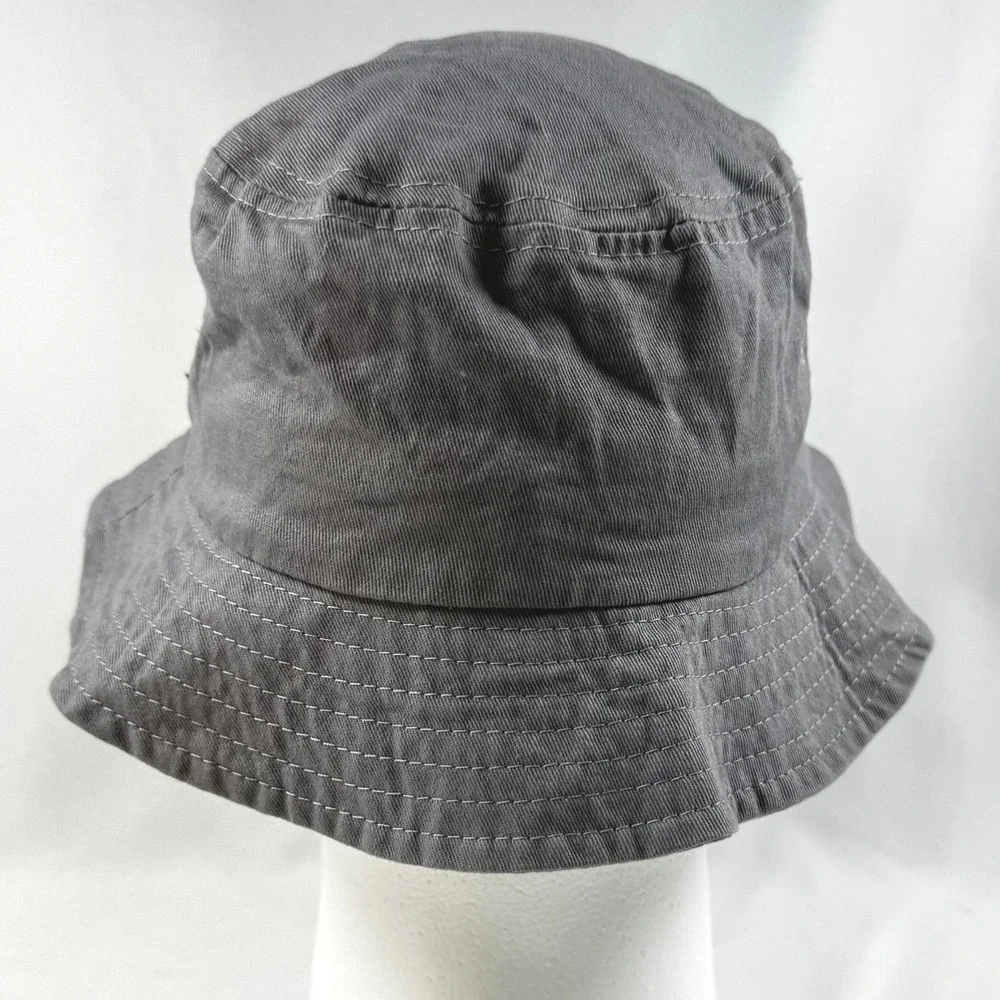 LA28 Olympic Paralympic Games Bucket Hat Charcoal Grey Cotton Quake City Caps